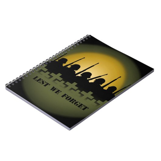 軍隊の献上品ノートが我々の本を忘れ避ける ノートブック (左側)