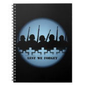 軍隊の献上品ノートが我々の本を忘れ避ける ノートブック (正面)