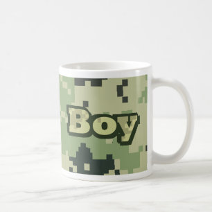軍隊の男の子 コーヒーマグカップ