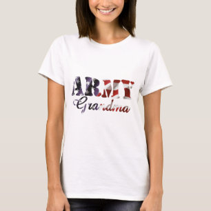 軍隊の祖母の米国旗 Tシャツ