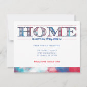 軍隊の移動の告知 ノートカード (正面)