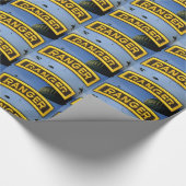 軍隊の空輸のレーンジャーのFort Benningパッチ ラッピングペーパー (角)