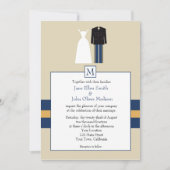 軍隊の結婚式招待状 招待状 (正面)