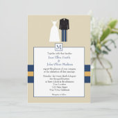 軍隊の結婚式招待状 招待状 (スタンド正面)