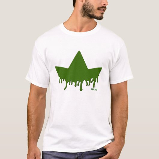 軍隊の緑の王冠のティー Tシャツ (正面)