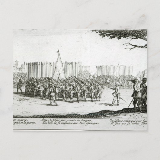 軍隊の育成 ポストカード (正面)