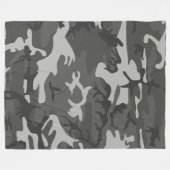 軍隊の色 フリースブランケット (正面(横))