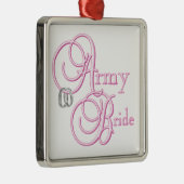 軍隊の花嫁のオーナメント メタルオーナメント (右)