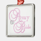 軍隊の花嫁のオーナメント メタルオーナメント (左)