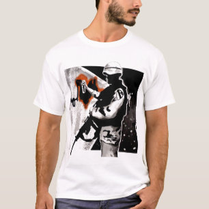 軍隊の芸術のTシャツ Tシャツ