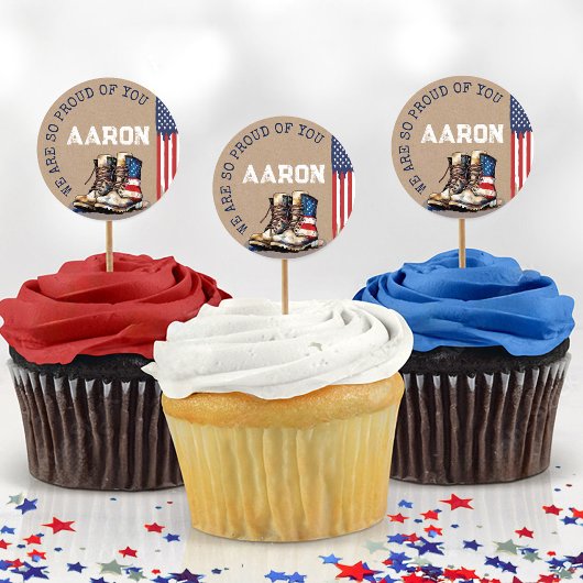 軍隊の起動素朴フラグの遠くにパーティー選択 ラウンドシール