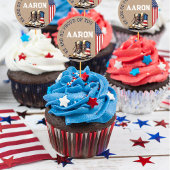 軍隊の起動素朴フラグの遠くにパーティー選択 ラウンドシール