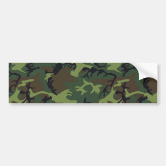 軍隊の迷彩柄 バンパーステッカー