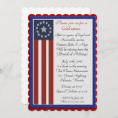 軍隊の退職すべての支店 招待状 (正面/裏面)