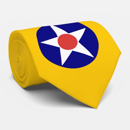 軍隊の飛行隊の黄色の翼のタイ ネクタイ (ロール)