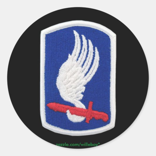 軍隊の173rd獣医のスクラップブック作り軍パッチのステッカー ラウンドシール (正面)