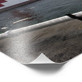 軍隊のSealift Command病院船 フォトプリント (角)