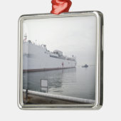 軍隊のSealift Command病院船 メタルオーナメント (左)