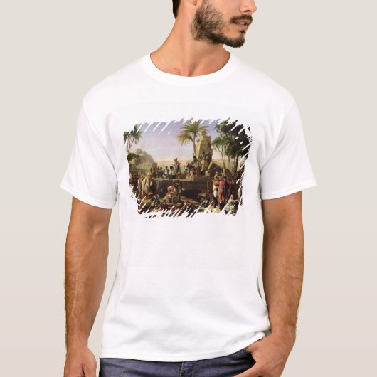 軍隊はナイルの銀行で停止しました Tシャツ (正面)