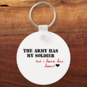 軍隊は僕の兵士だが、僕は彼のハートを持っている キーホルダー (正面)