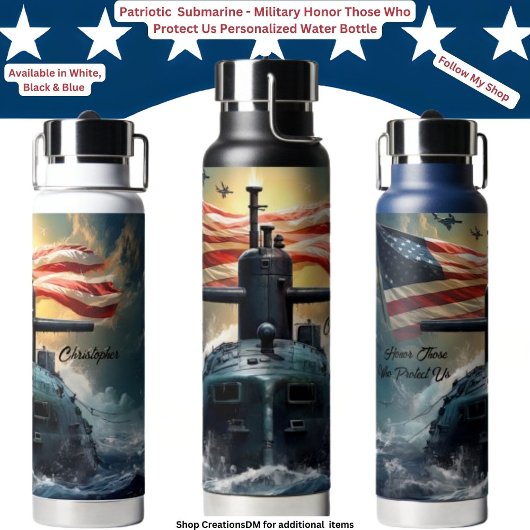 軍隊は私たち保護の名誉パーソナライズされた ウォーターボトル