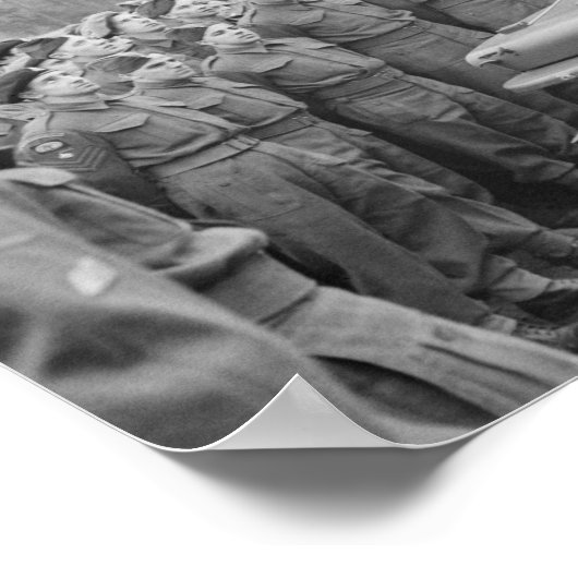 軍隊へのモンティの対処 – 第2次世界大戦- 1944 ポスター (角)