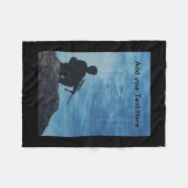 軍隊または退役軍人のためのカスタムなフリースブランケット フリースブランケット (正面(横))