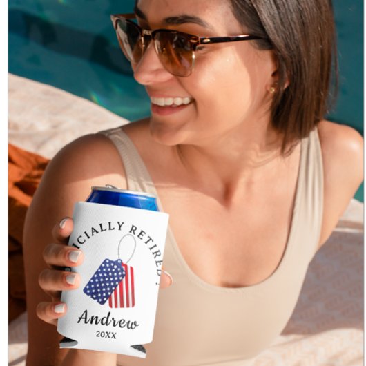 軍隊または陸軍の退職パーティー 缶クーラー