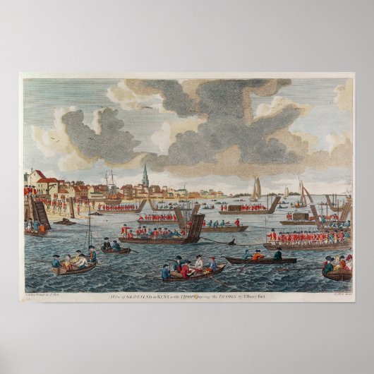 軍隊を持つグレーブゼンドの見解 ポスター (正面)