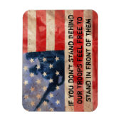 軍隊を支援する マグネット (縦)