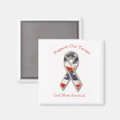 軍隊を支援の磁石 マグネット (正面/裏面)