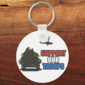軍隊を支援キーチェーン キーホルダー (正面)