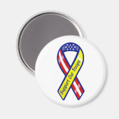 軍隊を支援リボン マグネット (正面/裏面)