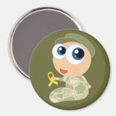 軍隊を支援磁石 マグネット (正面/裏面)