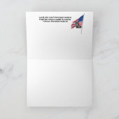 軍隊を支援 カード (内部)