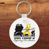 軍隊を支援 キーホルダー (正面)