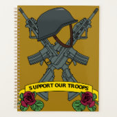 軍隊を支援 プランナー手帳 (正面)