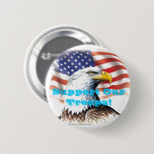 軍隊を支援! ボタン 缶バッジ (正面&裏面)