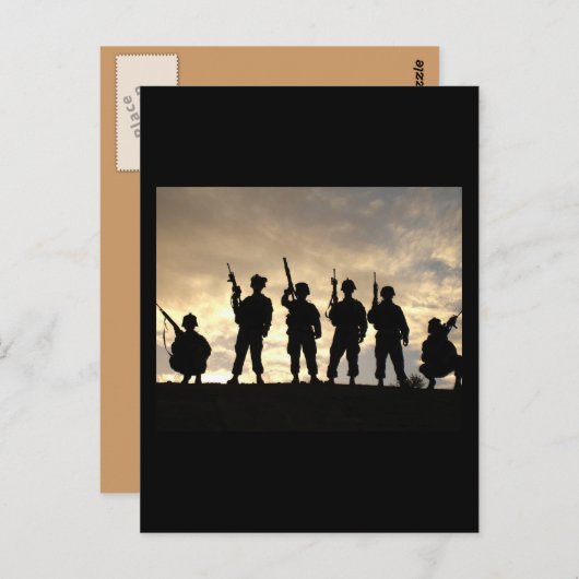 軍隊を支援 ポストカード (正面/裏面)