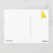 軍隊を支援 ポストカード (裏面)