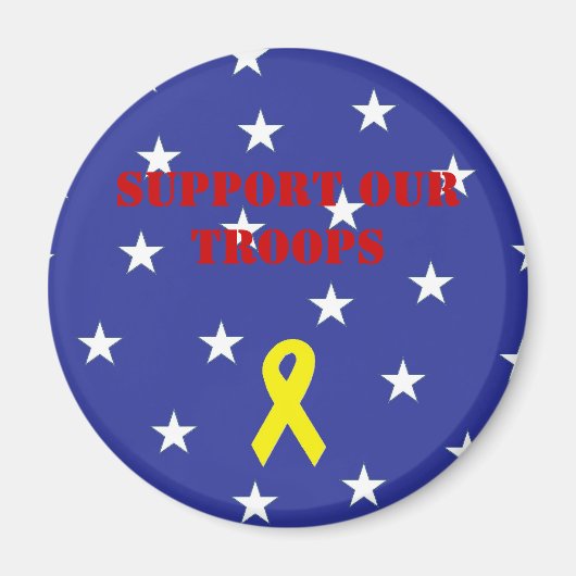 軍隊を支援 マグネット (正面)