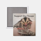 軍隊を支援 マグネット (正面/裏面)