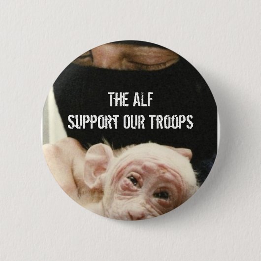 軍隊を支援! 缶バッジ (正面)