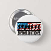 軍隊を支援 缶バッジ (正面&裏面)