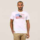 軍隊を支援 Tシャツ (正面フル)