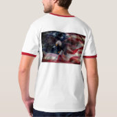 軍隊を支援 Tシャツ (裏面フル)