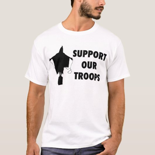 軍隊を支援 Tシャツ (正面)