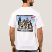 軍隊を支援 Tシャツ (裏面)