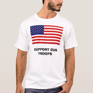 軍隊を支援 Tシャツ