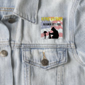 軍隊を支援Pinback 缶バッジ (インサイチュ)